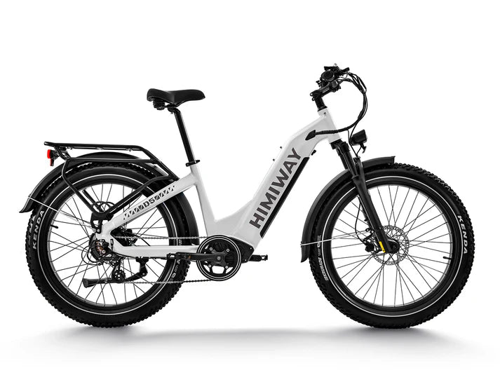 HIMIWAY Premium All Terrain Electric Fat Bike Zebra ST D5 ST Bronson EBikes Trikes Inc